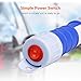 Noeler Multi-Purpose Battery Powered Liquid Transfer Pump, Portable Fuel Transfer Battery Pump for Water, Diesel, Gas, Oil (Bule)