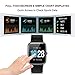 Letscom Smart Watch with Heart Rate Monitor, IP68 Waterproof Fitness Tracker with Pedometer Watch, Sleep Tracker, Step Counter, Health Smartwatch Compatible with iPhone and Android for Women Men