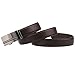 Fanshimite Men's Leather Belt Sliding Buckle Ratchet Belt -Black/Brown（A06/08/10） (47.2