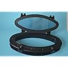 Amarine-made-Boat-Yacht-Elliptical-Oval-Opening-Portlight-Porthole-16-X-8-58-Replacement-Window-Port-Hole-ABS-Black-Tempered-Glass
