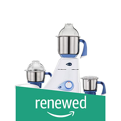 (Renewed) Preethi Blue Leaf Diamond 750-Watt Mixer Grinder ...