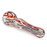 5.1-inch Handmade Collection Art Glass ... (red)