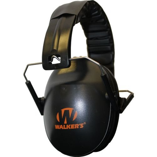 Walker's Game Ear Walker's Black/Orange Folding College Muff