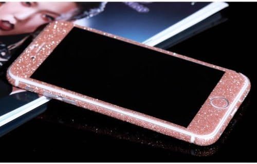 Fashionfort - Full Body Wrap Decal Vinyl Glitter Sticker Skin Cover For iPhone 4 4s 5 5s 5c 6 6s 6 Plus (iPhone 6/6s, Light Pink (Rose gold))