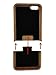 szwisechip 5.5 inch USA Flag Natural Real Bamboo Wood Wooden Hard case Cover for iPhone 6 Plus, 6S Plus (5.5