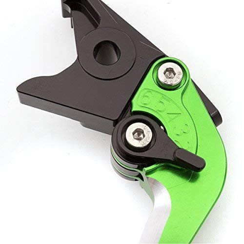 FXCNC Racing Blade Brake Clutch Levers Fit for Kawasaki NINJA 250R 08-12,NINJA 300R Z300 13-17,KLX250 D-TRACKER 08-16,KLX125/D-TRACKER125 10-16,KLX150S 09-13,VERSYS 300X/Z125 pro 2017 - Thumbnail 5