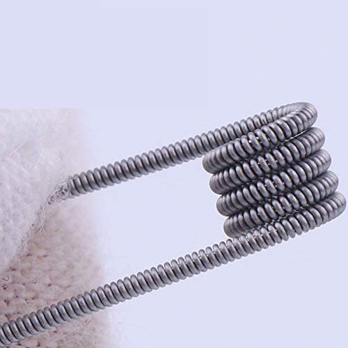 RUIYITECH 100 pcs twisted Fused Hive clapton coils premade wrap wires Alien Mix twisted Quad Tiger Heating Resistance rda coil (Clapton 0.8ohm)