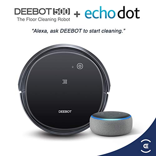 ECOVACS DEEBOT 500 Robotic Vacuum Cleaner with Max Power Suction bundle