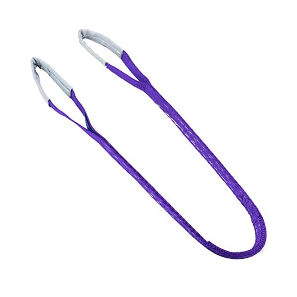 Safetytex Hebeband - Hochwertiger Hebegurt aus Polyester - Tragkraft wÃ¤hlbar - DIN EN 1492-1 - Schmale Rundschlinge - Flexibel und Sicher (1000 kg / 1 Tonne / 1 Meter) – Bild 3