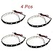 4 Pcs 30cm Car Truck Flexible Waterproof LED Light Strip White (White)