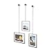 Umbra Fotochain 4x4 and 4x6 Picture Frame and Wall Decor Set for Photos, 4