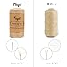 Fuyit 3 Pack Natural Jute Twine, 3Ply 900 Feet Arts Crafts Jute Rope String Cord, Light Duty Industrial Packing String for Gifts, Festive, Gardening