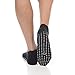 Great Soles Pilates Socks Men, Yoga Tabbed Grip Sock (Black, M/L)