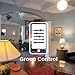 2 Pack Yeelight Smart Light Bulb，Dimmable and Tunable White，App & Voice controll Wi-Fi Smart Bulb，Alexa Compatible，no hub Bridge Switch Required，2700K-6500K A19 60W Equivalent Smart Home LED Bulbs