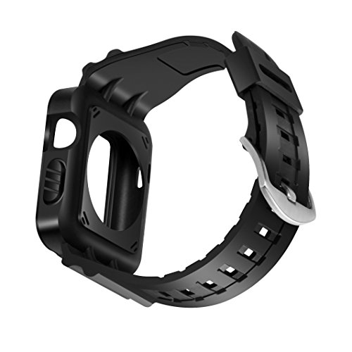 iiteeology Replacement for 38mm Rugged Protective iWatch Case and Band