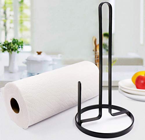 Neat-O Paper Towel Roll Holder Stand, Black