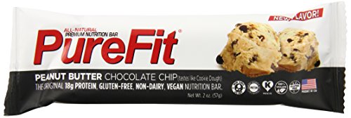 PureFit Nutrition Bar, Peanut Butter Chocolate Chip, 2 Ounce (Pack of 15)