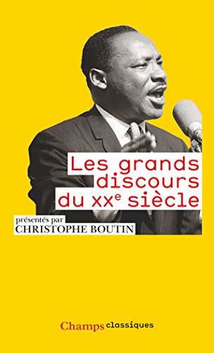 Les  grands discours du XXe siècle