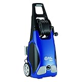 AR Annovi Reverberi Blue Clean, AR383 1,900 PSI Electric Pressure Washer, Nozzles, Spray Gun, Wand, Detergent Bottle & Hose