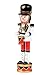 Clever Creations White Drummer Nutcracker Festive Traditonal Christmas Decor | Perfect for Shelves and Tables | Perfect for Any Collection | 100% Wood | 7
