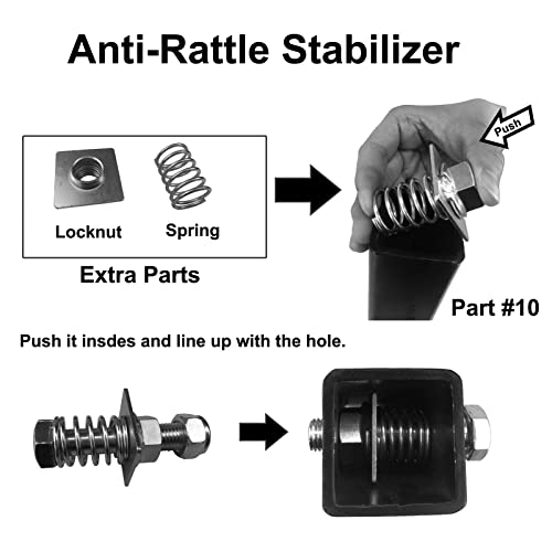 OKLEAD 500 Lbs Heavy Duty Hitch Mount Cargo Carrier 60" x 24" x 14.4