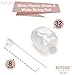 KatchOn, Rose Gold 20 Balloon Number - 40 Inch, Pack of 12 | 20 Balloons with Confetti | Cute 20 Birthday Decorations for Her | 20th Birthday Balloons | Happy 20th Birthday Decorations for Women