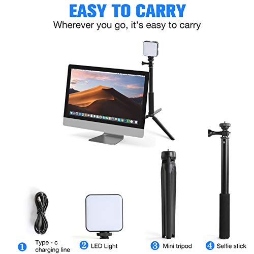 FDKOBE Video Conference Lighting Kit, cam Lighting for Remote