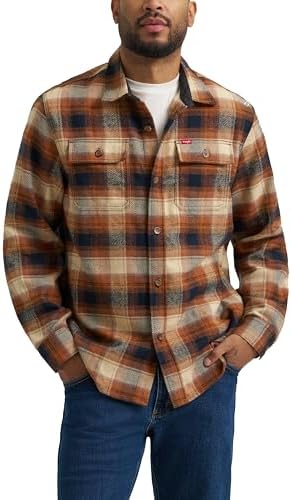 Wrangler Men's Chocolate Lined Reversible Jacket Chocolate S at