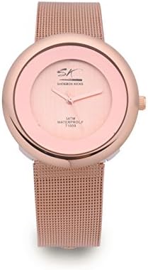 Shoebox Kicks Grace Stainless Steel Mesh Band Analog Watch
