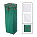 Wrapping Paper Storage Box-Holds 20 Rolls of 40” Gift Wrap-Upright Container, Lid, Dividers & Handles-For Holiday & Christmas Wrap by Elf Stor (Green)