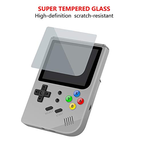 Neutral Handheld Game Console,Upgrade Retro Game Open Source Support Multi-Language, RG300 Handheld 16GB Memory 3000 Games 3.0 inch Screen Mini Handheld Children and Home Game Console (Gray)