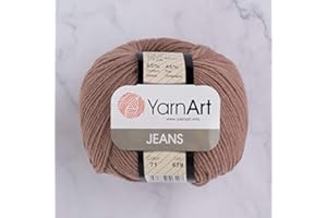 YARN ART 55% Cotton 45% Acrylic YarnArt Jeans Sport Yarn 1 Skein/Ball 50 gr 174 yds (71)