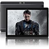 10.1 Inch Tablet, Dual Sim Card Slots for Phone Call, 3G/WiFi, Quad Core CPU, Bluetooth, GPS, 2GB RAM 16GB Storage, Android 6.0, 1280800 IPS Screen, ZONKO 2+5 MP Camera Computer PC -Black