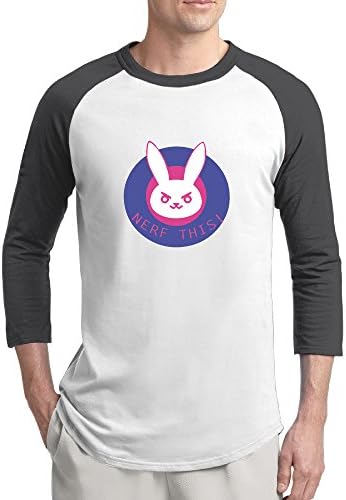 Men D.va Overwatch Nerf This Baseball Jersey Shirt