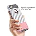 ULAK iPhone 6s Case, iPhone 6 Case, Colorful Slim Shockproof Protective Hybrid Hard PC Back Soft TPU Bumper Cover Girls Men Women Boys Case for iPhone 6S/6 (4.7 Inch) (Grey/Minimal Stripes)