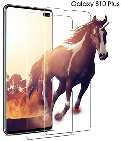 DOSNTO Galaxy S10 Plus Screen Protector [2 Pack], TPU Protective Film Cover, [Bubble-Free][Full-Coverage] Easy Installation Compatible with Galaxy S10 Plus