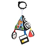 Baby Einstein Playful Pyramid High Contrast Take-Along Toy, Newborns and Up