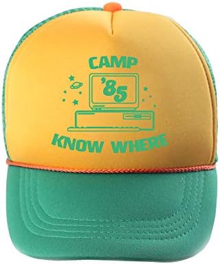 Stranger 3 Dustin Hats Things Cosplay Baseball Cap, Dustin Character Costume Baseball Hat for Fans Stranger Halloween Things Camp Know Where Cap for Adult Children