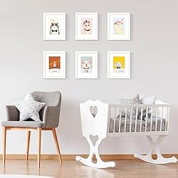 upsimples 8x10 Picture Frame Set of 10, Display