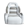 Leader-Accessories-Pontoon-Captains-Bucket-Seat-Boat-Seat-WhiteTaupe Leader-Accessories-Pontoon-Captains-Bucket-Seat-Boat-Seat-WhiteTaupe