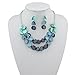 BOCAR 2 Layer Statement Choker Shell Necklace and Earring Set for Women Gift