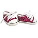 Sophia's 18 Inch Doll Sneakers. Hot Pink Glitter Doll Sneakers Shoes Fit 18 Inch Dolls & More! Hot Pink Glitter Sneakers