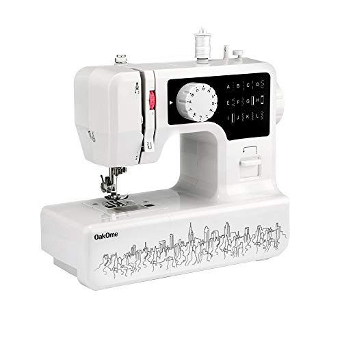 oakome Household Sewing Machine Multifunction - 12 Built-in Stitches and Patterns, Strong Horsepower, Perfect for All Sewing Jobs, Great for Beginners and Convenient for The Experienced (Black) - Thumbnail 3