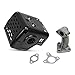 Everest NEW HONDA GX340 11HP & GX390 13HP MUFFLER ASSEMBLY WITH HEAD SHIELD MANIFOLD & TWO GASKETS