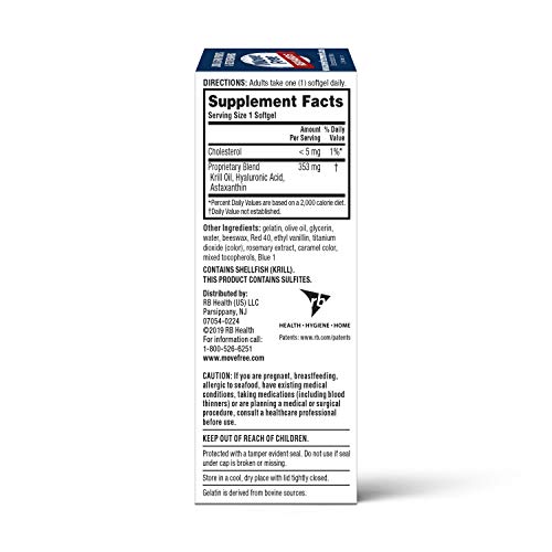 Move Free Ultra Omega3 Joint Plus Omega3s, Hyaluronic Acid