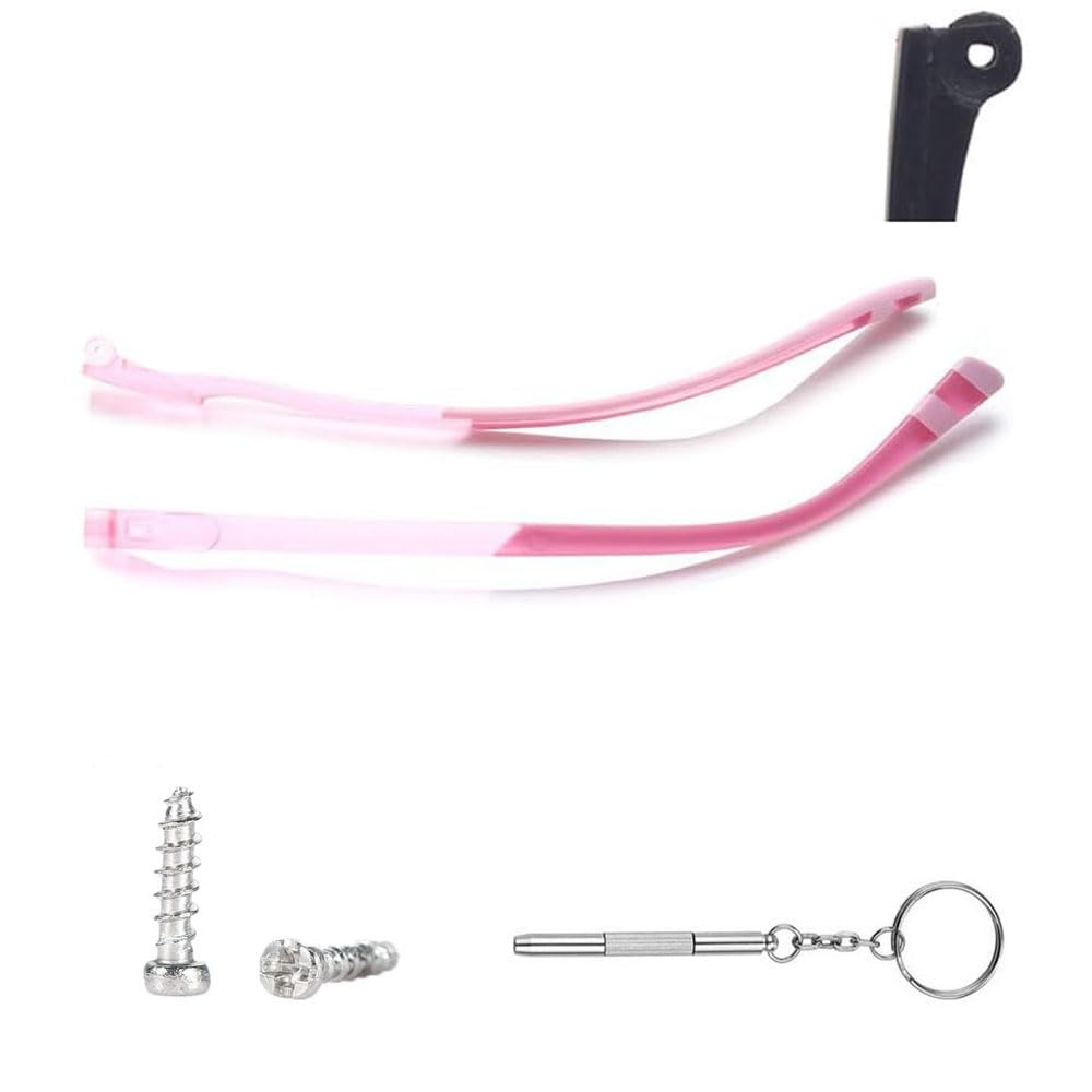 Photo 1 of 1 Pair Child Eyeglass Arms Glasses Replacement Temple TR90 Frame Legs Repair Kits Screws