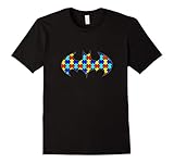 Men's Autism Awareness Superhero T Shirt 2XL Black