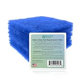 Essential Values 6 Pack Compatible Replacement Filters (30 Dryer Loads) for Bettervent Indoor Dryer Vent