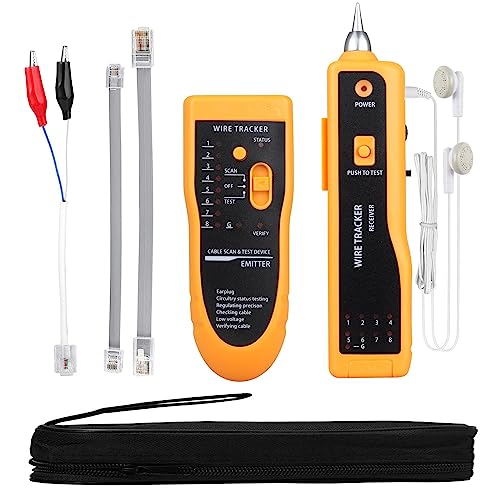 MOOCCI Cable Tracer Network Cable Tester RJ45 RJ11 Wire