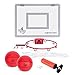Stumptown Sportz Mini Basketball Hoop with Breakaway Rim - Includes 2 Mini Basketballs & Hand Pump with 3 Inflation Needles - Designed for Over-The-Door use
